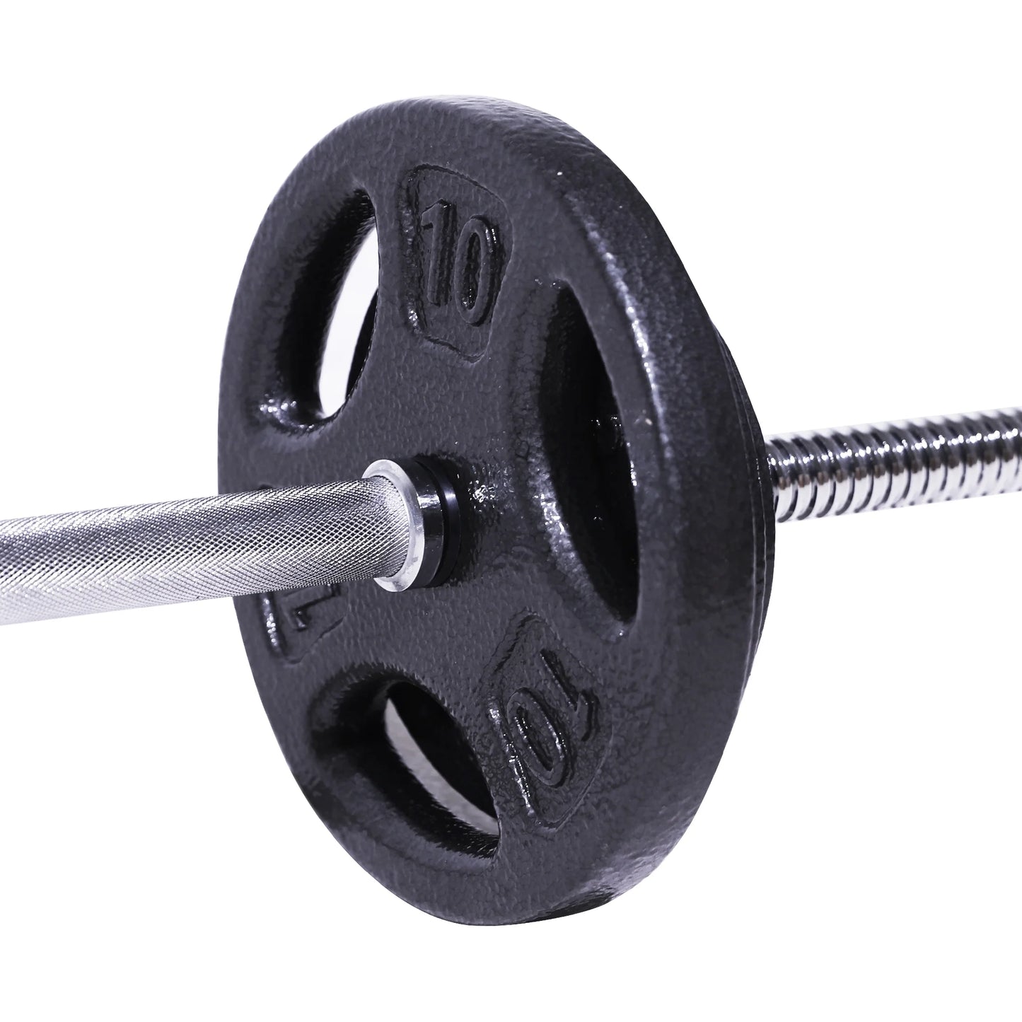 35LB Cast Iron Weight Plate Set with 2 Each of 2.5, 5 and 10LB, Fits Standard Bar