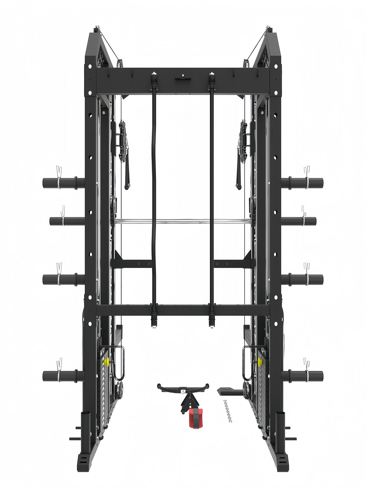 BLAZZED plus ALL-IN-ONE FUNCTIONAL TRAINER CABLE CROSSOVER CAGE HOME GYM W/ SMITH MACHINE