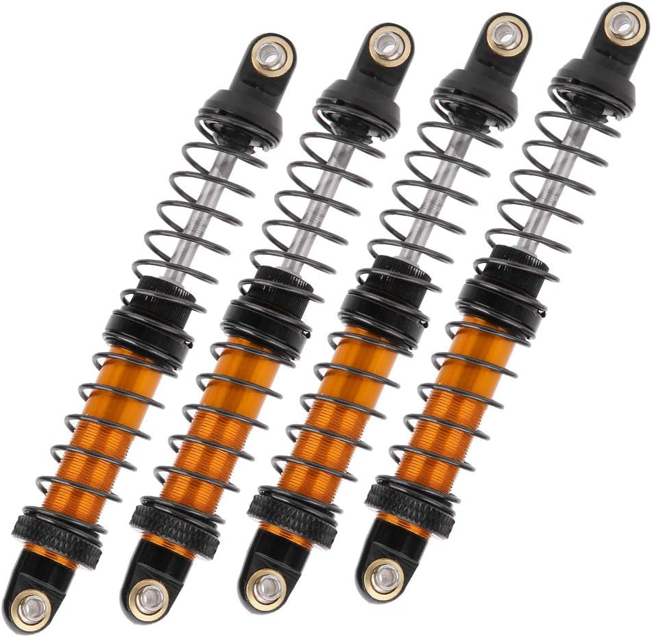 RC Shock Struts Damper, Oil Suspension Shock Struts Damper RC Car Metal Shock Absorber Compatible with Cc01(100Mm)