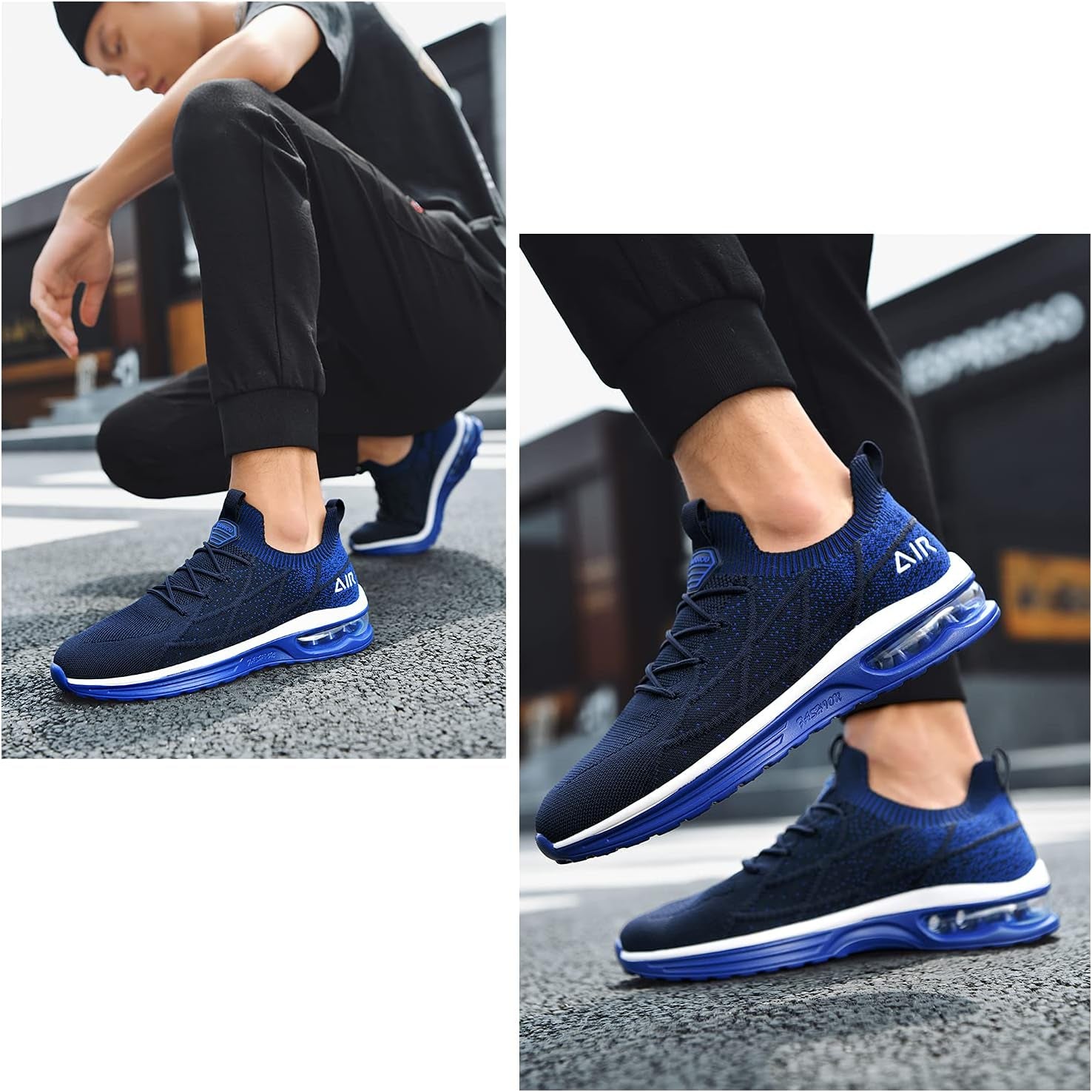 Air Athletic Running Shoes for Mens Tennis Sneakers Breathable Lightweight Fitness Gym Jogging Walking Sport Sneakers