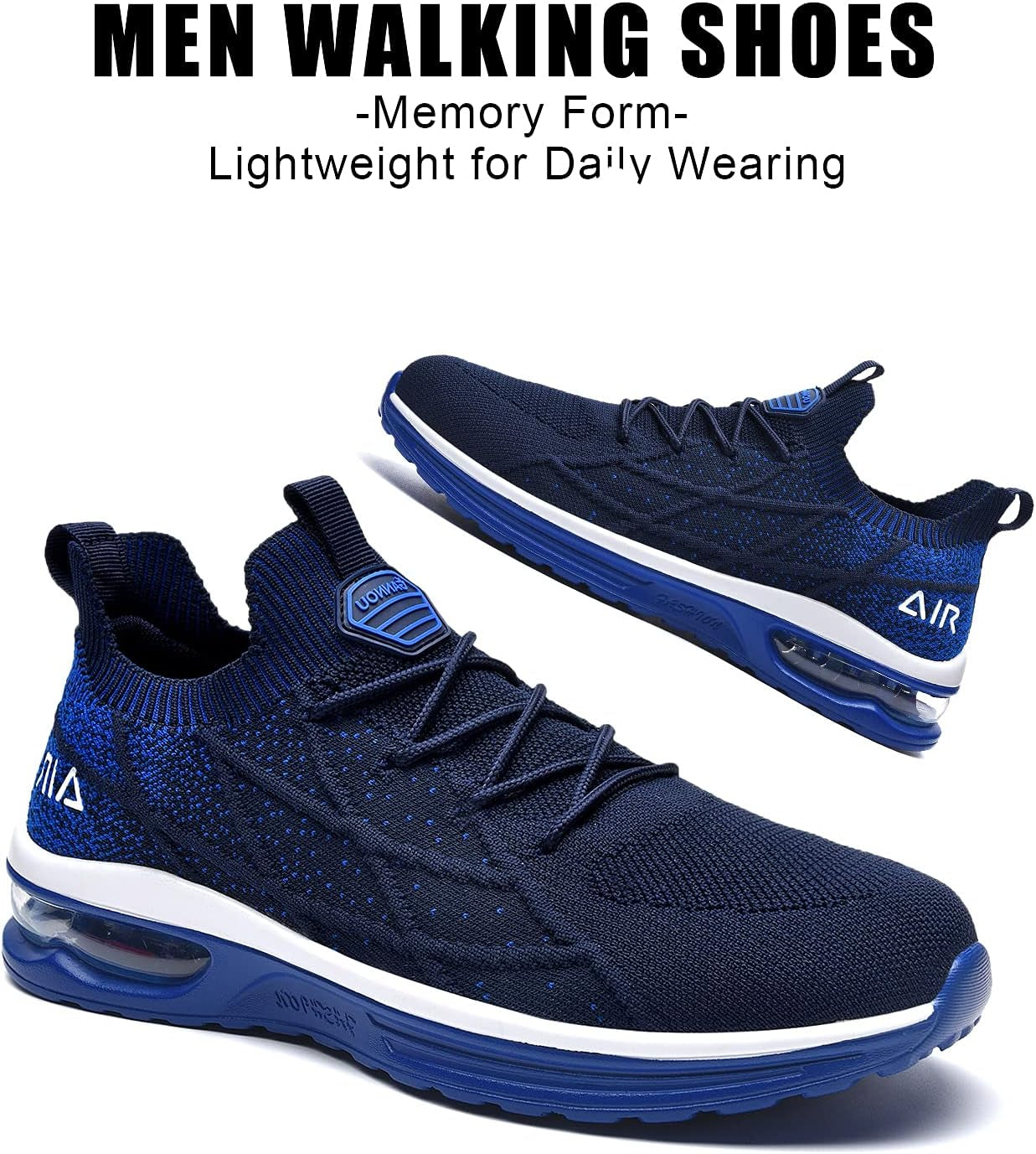 Air Athletic Running Shoes for Mens Tennis Sneakers Breathable Lightweight Fitness Gym Jogging Walking Sport Sneakers