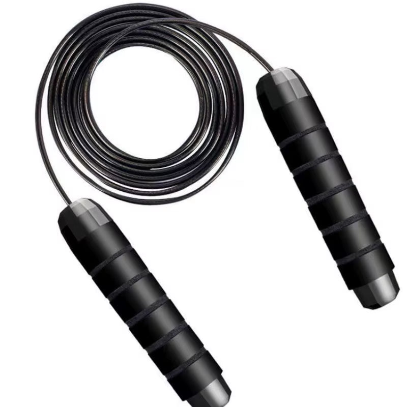 Jump Rope Fast Jump Rope with Ball Bearing Adjustable Foam Handle Steel Jump Rope Suitable for Fitness