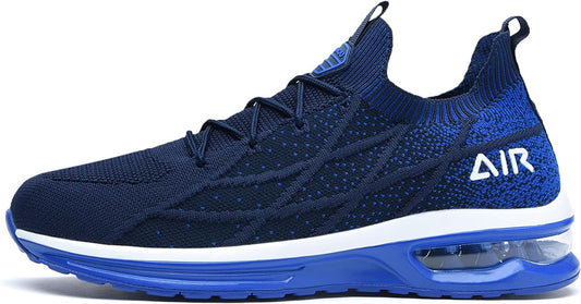 Air Athletic Running Shoes for Mens Tennis Sneakers Breathable Lightweight Fitness Gym Jogging Walking Sport Sneakers