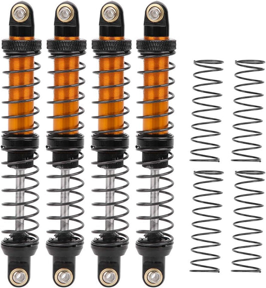 RC Shock Struts Damper, Oil Suspension Shock Struts Damper RC Car Metal Shock Absorber Compatible with Cc01(100Mm)