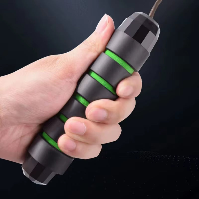 Jump Rope Fast Jump Rope with Ball Bearing Adjustable Foam Handle Steel Jump Rope Suitable for Fitness