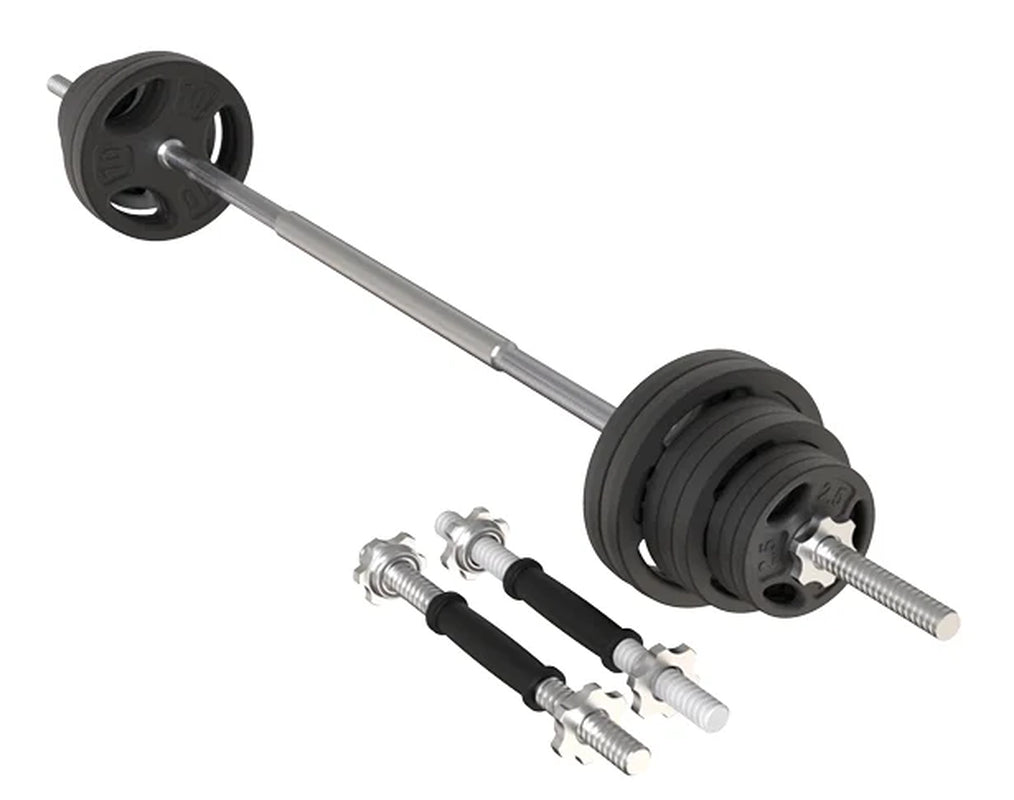 100LB Black Cast Iron Standard Weight Plate Sets, Used as Both Dumbbell and Barbell