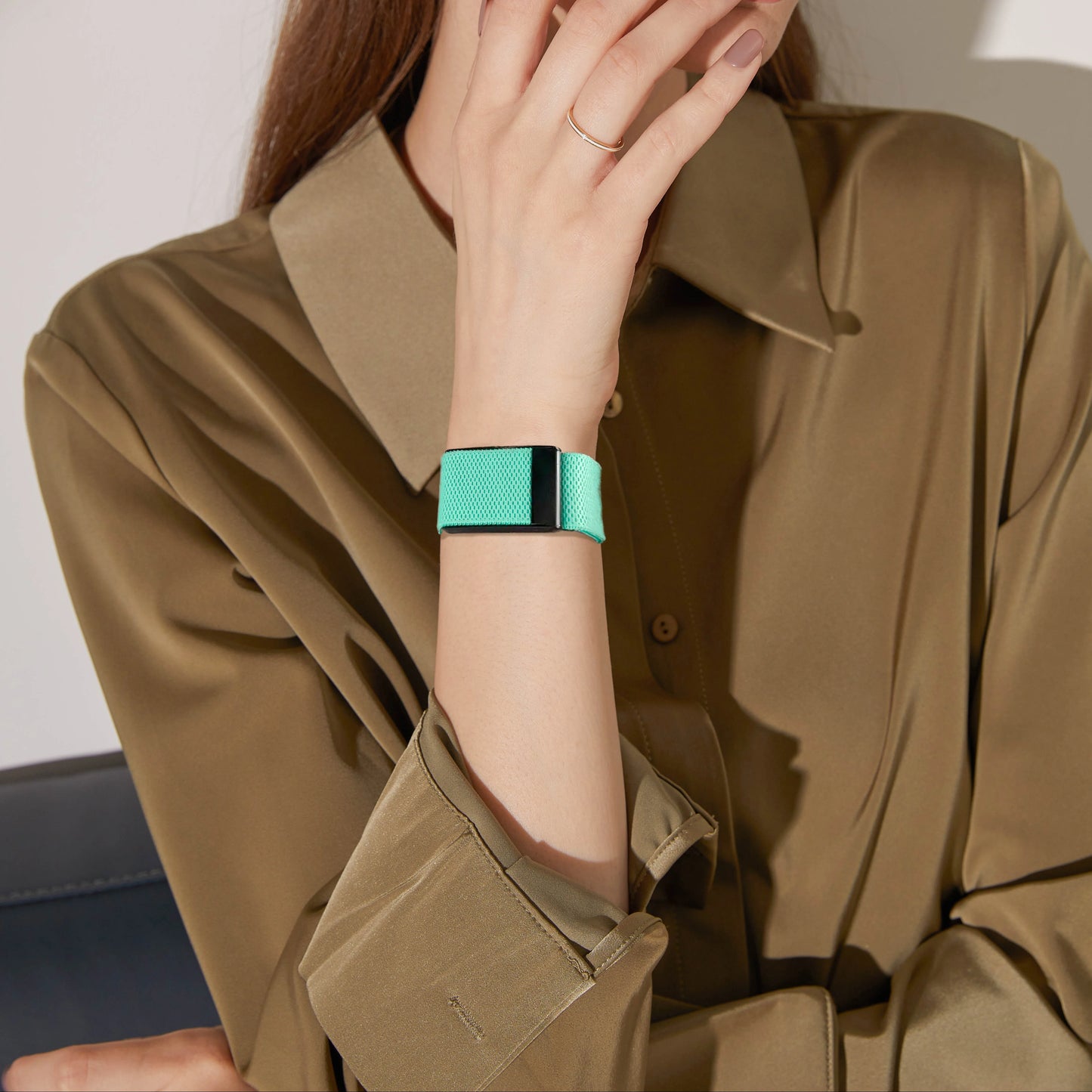 Fitness Tracking Strap Band Replacement Compatible with Whoop 4.0 and Whoop 3.0 - Odor Resistant Adjustable Breathable Band