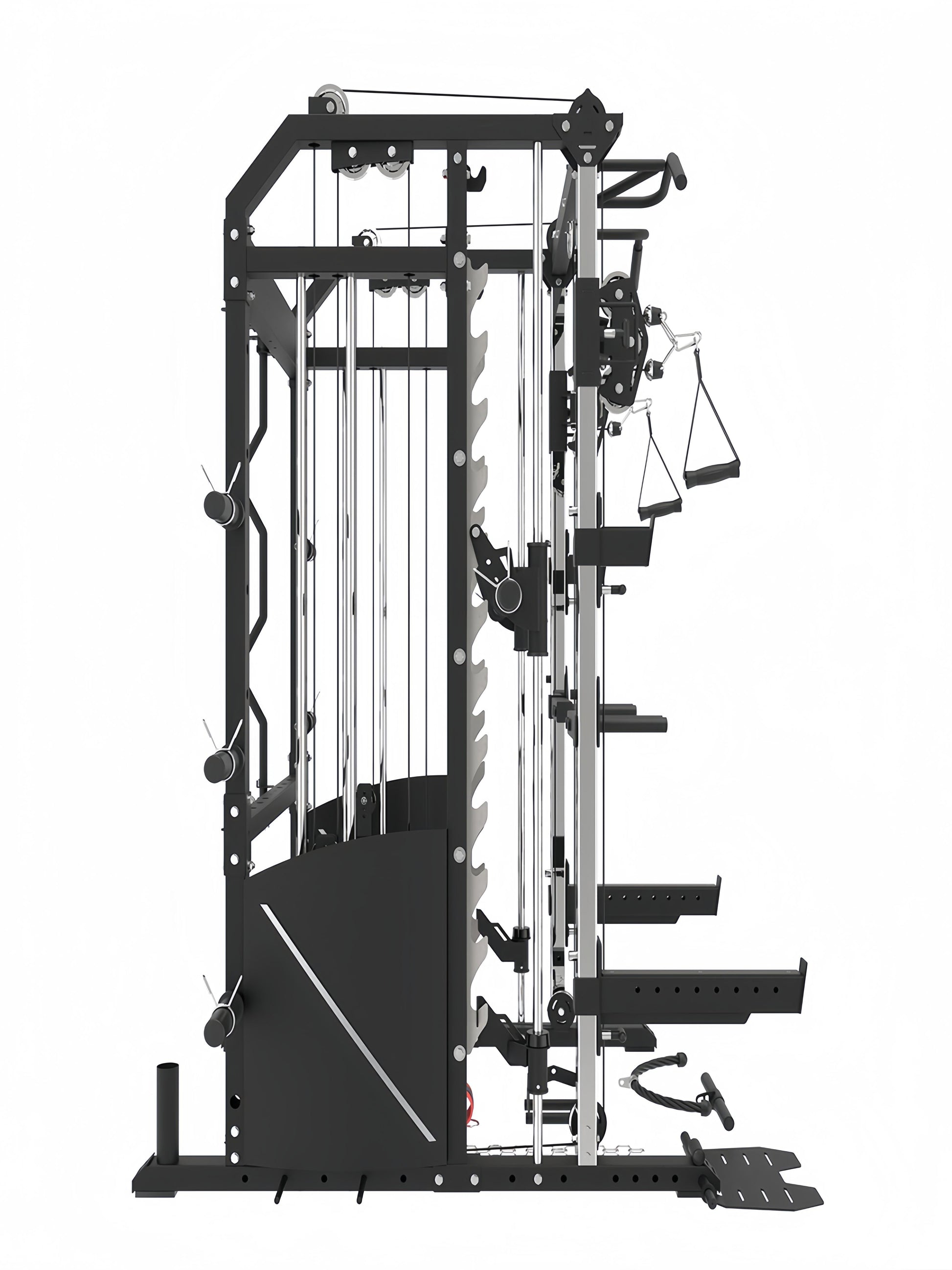 BLAZZED plus ALL-IN-ONE FUNCTIONAL TRAINER CABLE CROSSOVER CAGE HOME GYM W/ SMITH MACHINE