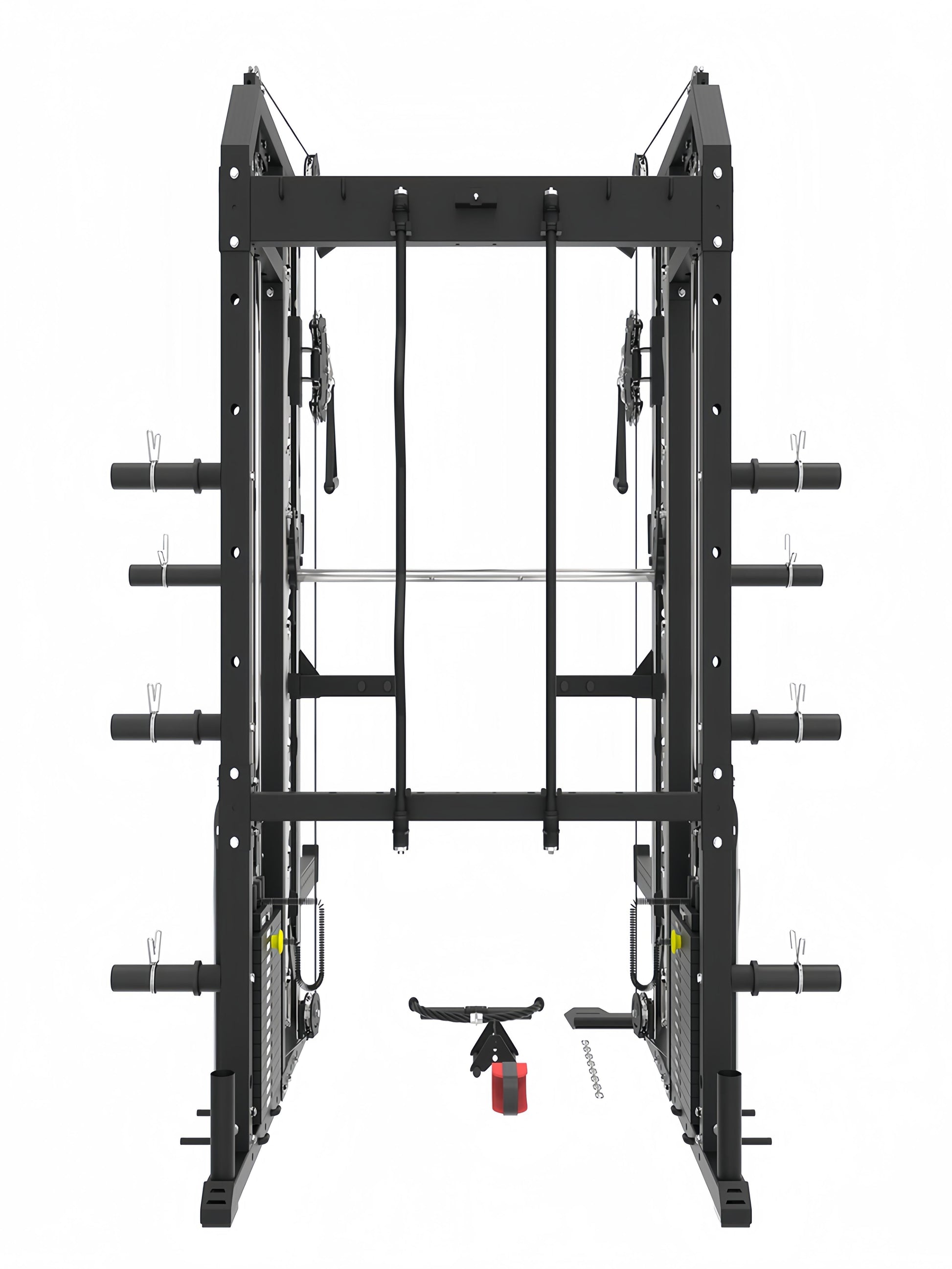 BLAZZED plus ALL-IN-ONE FUNCTIONAL TRAINER CABLE CROSSOVER CAGE HOME GYM W/ SMITH MACHINE