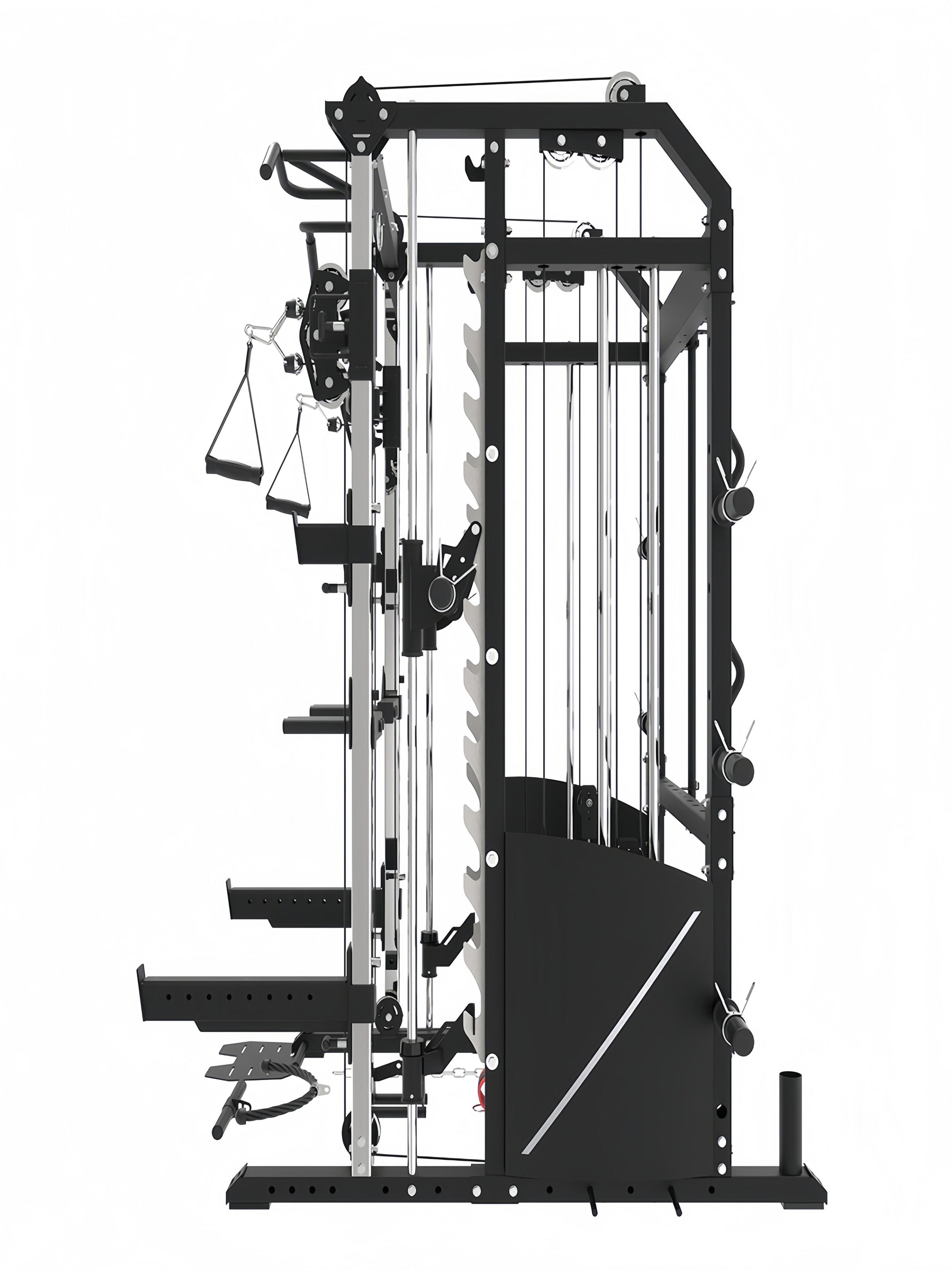 BLAZZED plus ALL-IN-ONE FUNCTIONAL TRAINER CABLE CROSSOVER CAGE HOME GYM W/ SMITH MACHINE