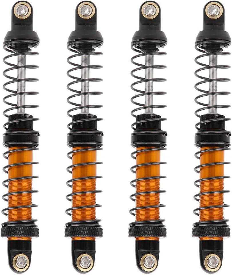 RC Shock Struts Damper, Oil Suspension Shock Struts Damper RC Car Metal Shock Absorber Compatible with Cc01(100Mm)
