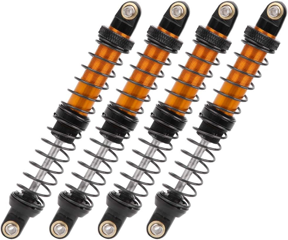 RC Shock Struts Damper, Oil Suspension Shock Struts Damper RC Car Metal Shock Absorber Compatible with Cc01(100Mm)
