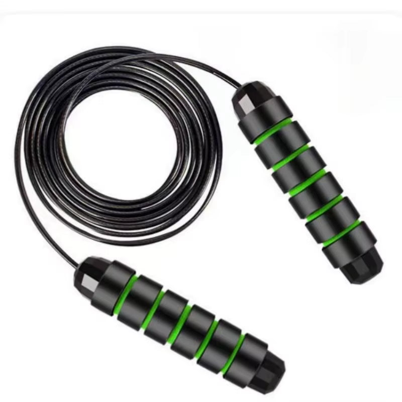 Jump Rope Fast Jump Rope with Ball Bearing Adjustable Foam Handle Steel Jump Rope Suitable for Fitness