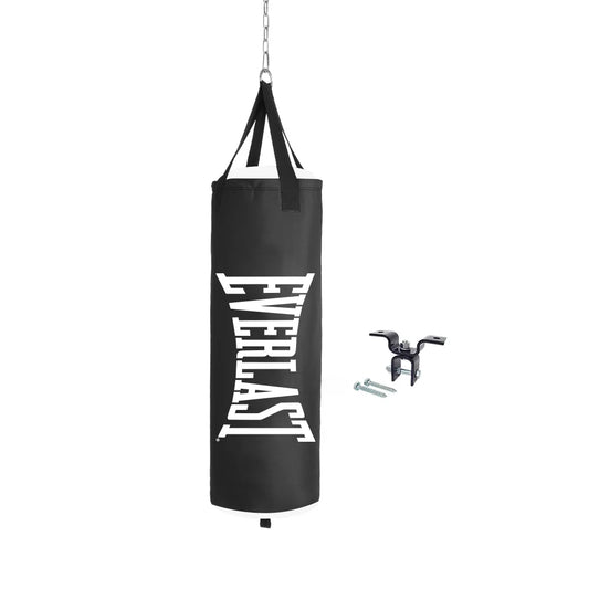Traditional Boxing Heavy Bag with Hanger, 70 Lb, Black