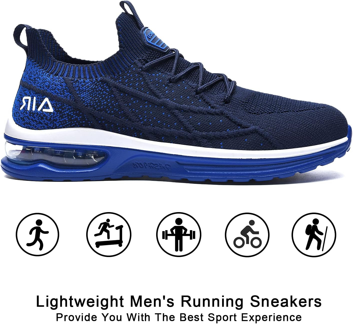 Air Athletic Running Shoes for Mens Tennis Sneakers Breathable Lightweight Fitness Gym Jogging Walking Sport Sneakers